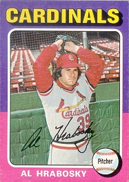 1975 Topps Baseball Cards      122     Al Hrabosky